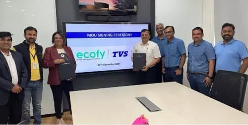 Ecofy Partners with TVS Motor to Boost Electric Three-Wheeler Financing in India