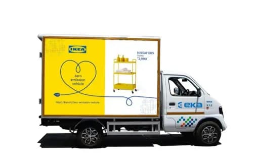 EKA Mobility Partners with IKEA for Electric Delivery Vans in India