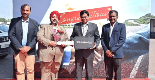 Mahindra's MTBD Delivers 100 BlazoX Trucks