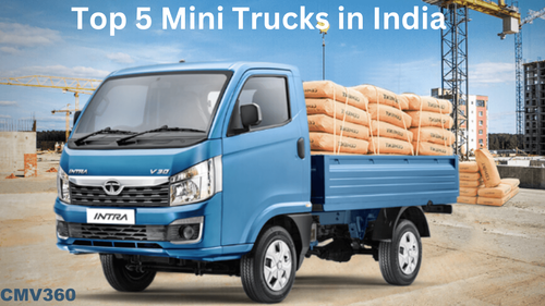 top 5 mini trucks in india 2024