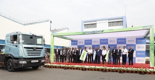Tata Steel Receives Green-Fuel-Powered Vehicles from Tata Motors