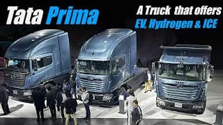 Tata PRIMA - EV, Hydrogen & EV Bases. High Productivity TRUCK 🔥 Detailed Walkaround