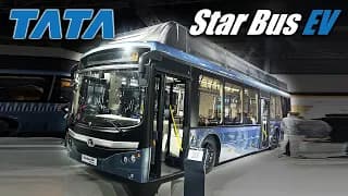 Tata Starbus EV 4 12 Low Entry Electric Bus | Detailed Walkaround | Auto Expo