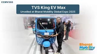 TVS EV Max : Newly Launched Passenger Vehicle at #bharatmobilityexpo2025 – Full Reveal
