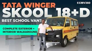 MIND-BLOWING Features of the Tata Winger Skool Bus Full Walk around review.