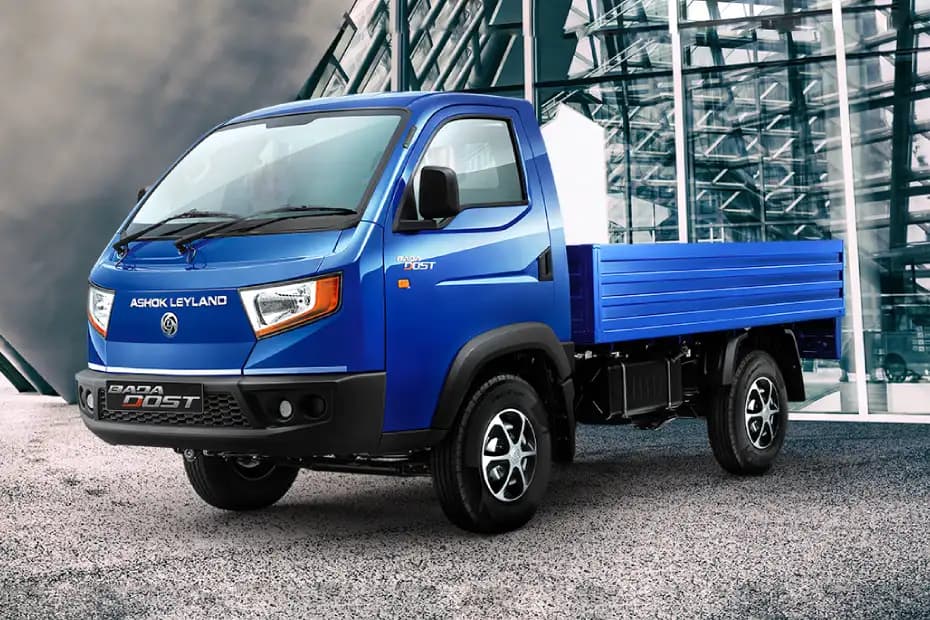Ashok Leyland Bada Dost i4 with LNT Left Front Three Quarter Ashok Leyland Bada Dost i4 with LNT Left Front Three Quarter