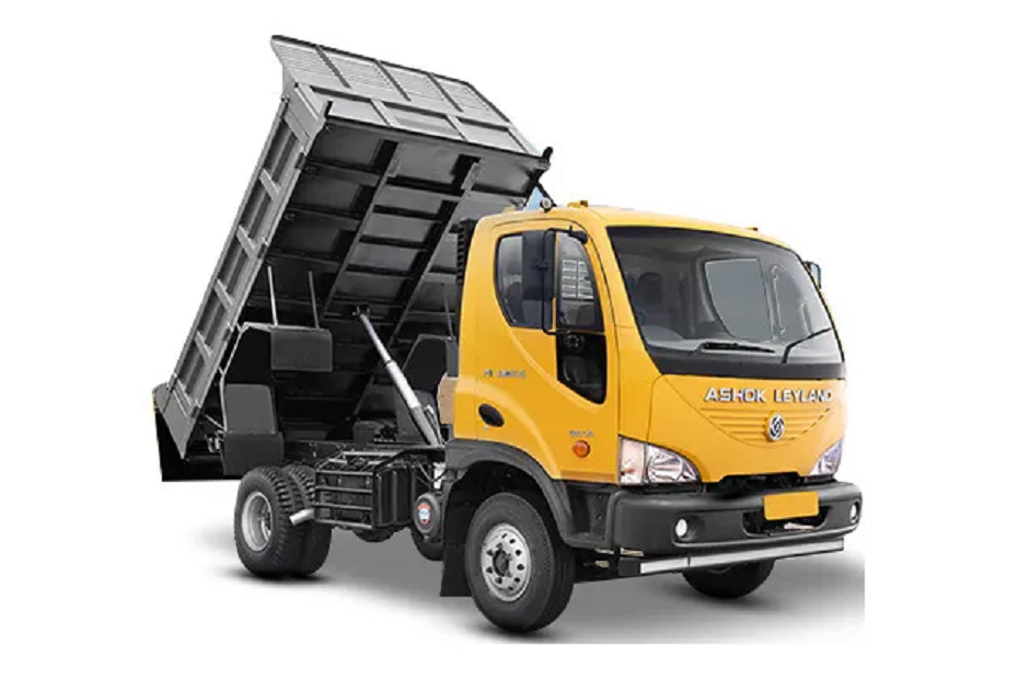Ashok Leyland BOSS 1115 Tipper Yellow Color Ashok Leyland BOSS 1115 Tipper Yellow Color