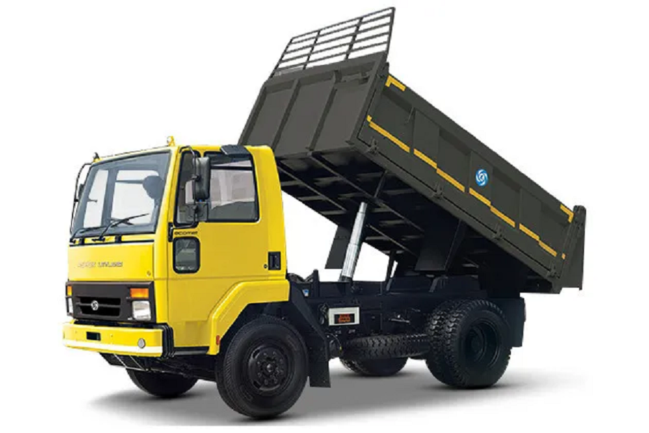 Ashok Leyland Ecomet 1215 Tipper Yellow Colour Ashok Leyland Ecomet 1215 Tipper Yellow Colour