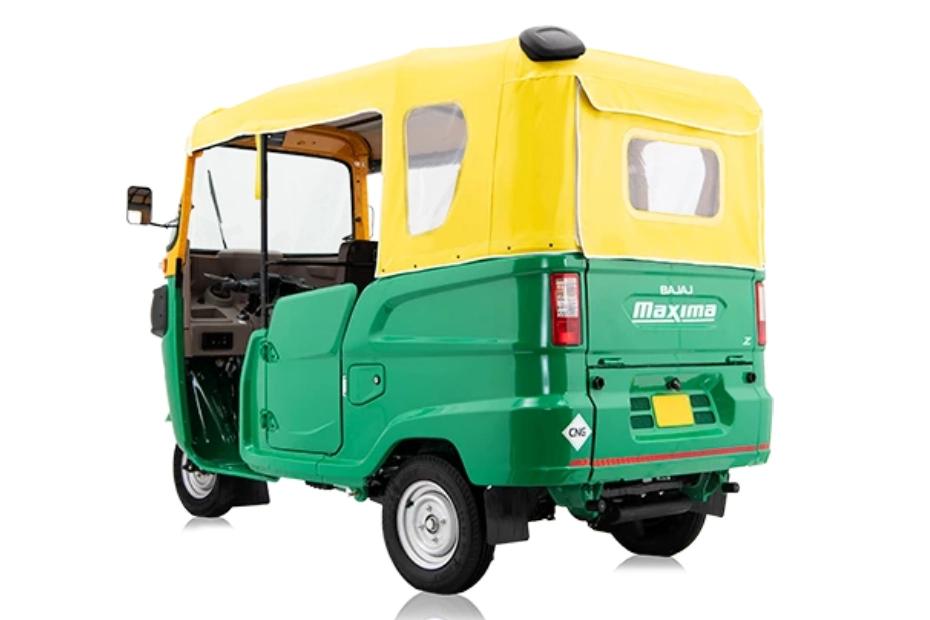 Bajaj Maxima Z Eco-Green Left Rear Three Quarter Bajaj Maxima Z Eco-Green Left Rear Three Quarter