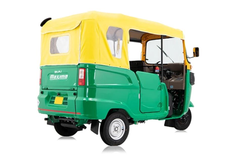 Bajaj Maxima Z Eco-Green Right Rear Three Quarter Bajaj Maxima Z Eco-Green Right Rear Three Quarter