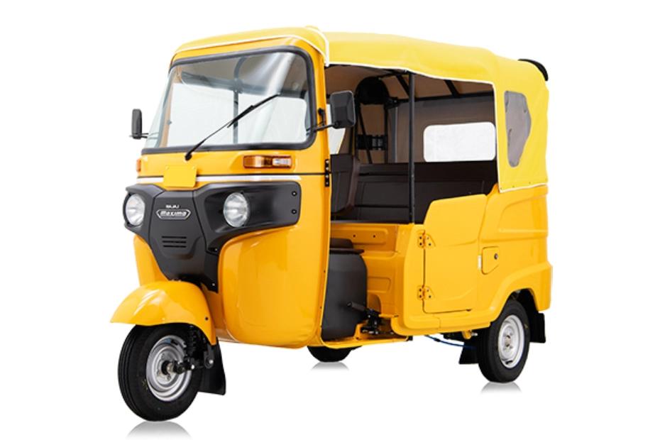 Bajaj Maxima Z Golden-Yellow Left Front Three Quarter Bajaj Maxima Z Golden-Yellow Left Front Three Quarter
