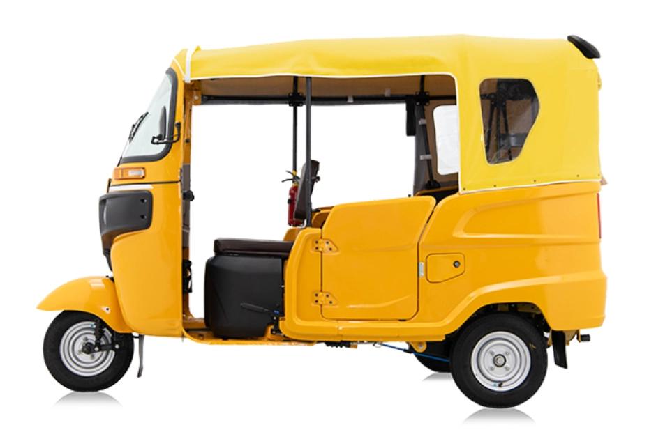 Bajaj Maxima Z Golden-Yellow Left Side View Bajaj Maxima Z Golden-Yellow Left Side View