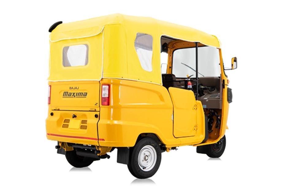 Bajaj Maxima Z Golden-Yellow Right Rear Three Quarter Bajaj Maxima Z Golden-Yellow Right Rear Three Quarter