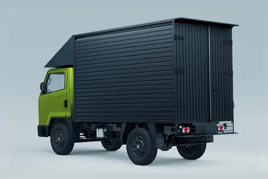 Montra Electric Eviator Container Left Rear Three Quarter Montra Electric Eviator Container Left Rear Three Quarter