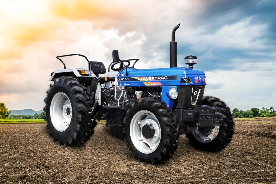 Powertrac Euro 55 Next 4WD Right Front Three Quarter Powertrac Euro 55 Next 4WD Right Front Three Quarter