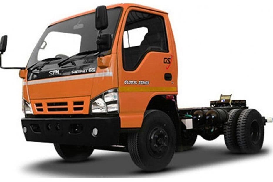 SML Isuzu Samrat GS Tipper Chassis Orange Colour SML Isuzu Samrat GS Tipper Chassis Orange Colour