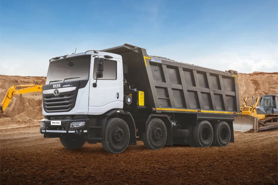 Tata Prima 3530.K/TK SRT White & Grey Color Tata Prima 3530.K/TK SRT White & Grey Color