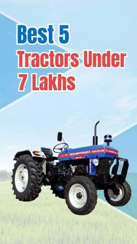 <p>Best 5 Tractors Under 7 Lakhs</p> <p>Best 5 Tractors Under 7 Lakhs</p>