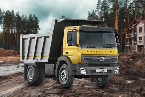BharatBenz 1926C Tipper Front Right Side BharatBenz 1926C Tipper Front Right Side