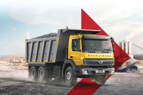 BharatBenz 2826C Tipper Front Right Side BharatBenz 2826C Tipper Front Right Side