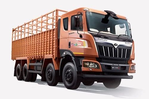 Mahindra Blazo X Haulage 35 Orange Colour Mahindra Blazo X Haulage 35 Orange Colour