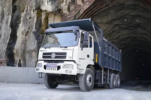 Olectra Meghaetron Electric Tipper Front Left Side Olectra Meghaetron Electric Tipper Front Left Side