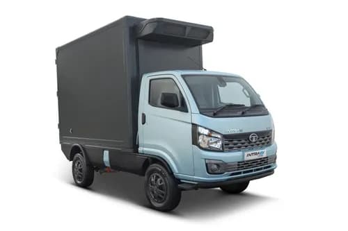 Tata Intra EV Pickup Light Blue Color Tata Intra EV Pickup Light Blue Color