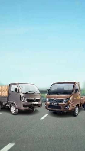 <p>Tata Intra V10 vs Mahindra Supro Profit Truck Maxi</p> <p>Tata Intra V10 vs Mahindra Supro Profit Truck Maxi</p>