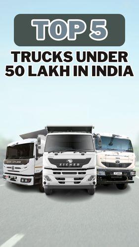 <p>Top 5 Trucks Under 50 lakh in India</p> <p>Top 5 Trucks Under 50 lakh in India</p>