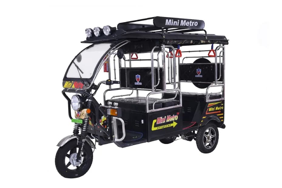 Mini Metro Gold SS Battery Operated E Rickshaw Front Left Side Mini Metro Gold SS Battery Operated E Rickshaw Front Left Side