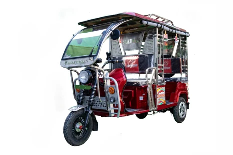 Shaktimaan 10 SS E-Rickshaw Red Color Shaktimaan 10 SS E-Rickshaw Red Color