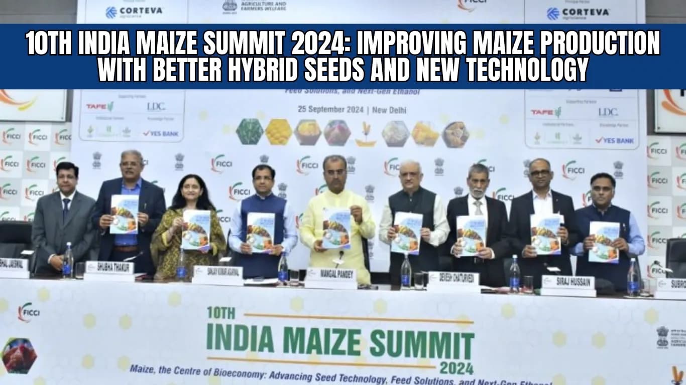10th India Maize Summit 2024: Improving Maize Production with Better Hybrid Seeds and New Technology
