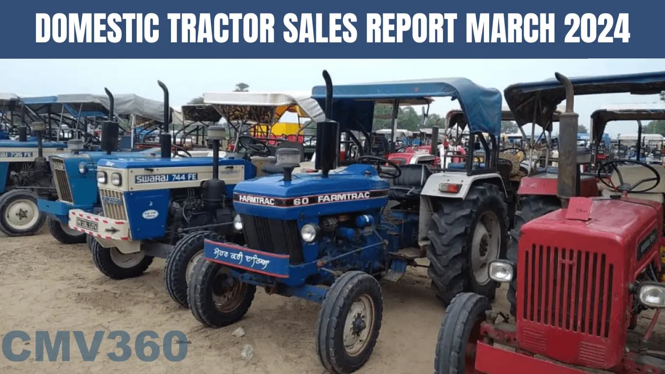 Domestic Tractor Sales Declined by 22.67% in March 2024: 63,755 Units Sold