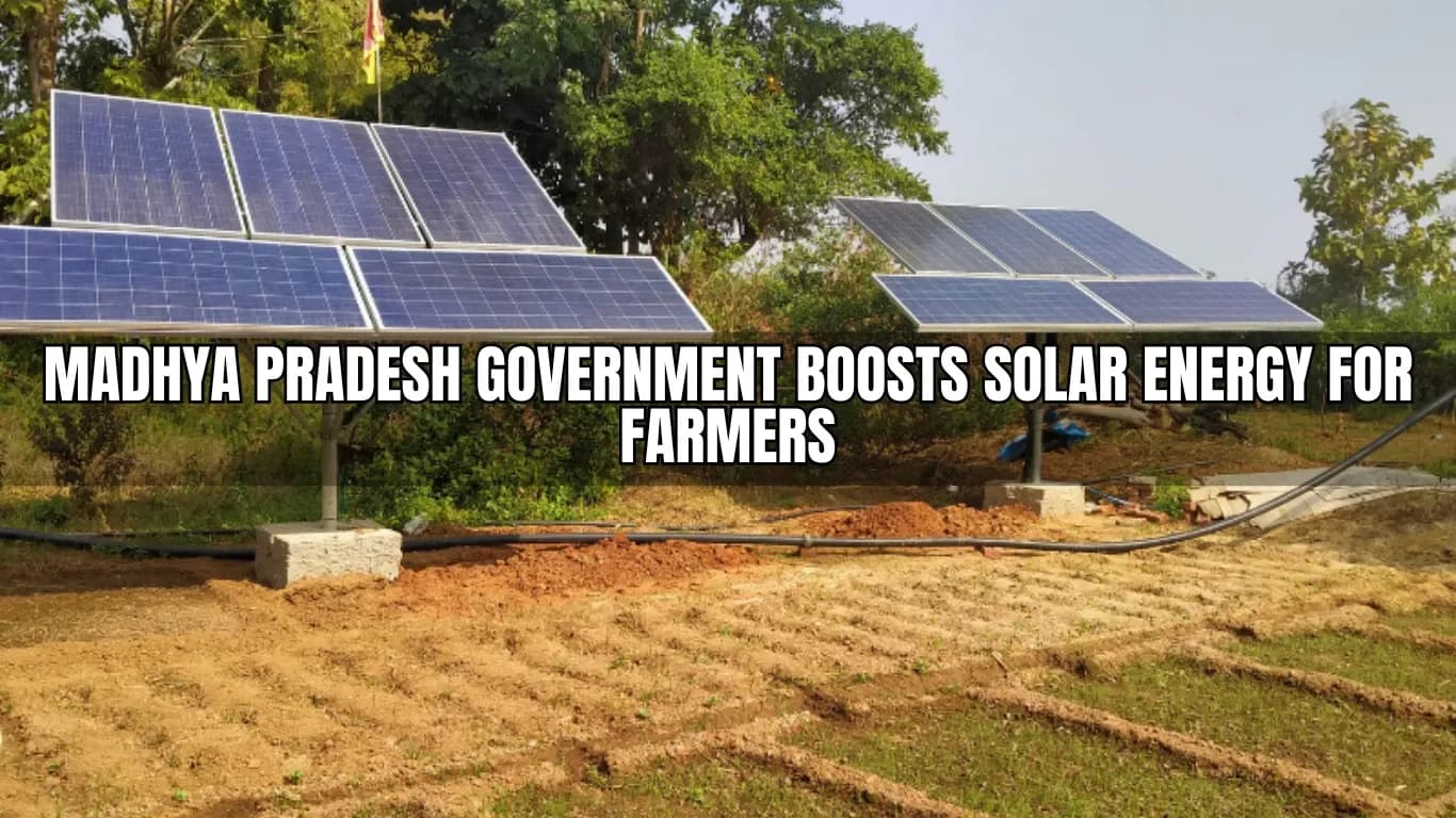 Madhya Pradesh Government Boosts Solar Energy for Farmers