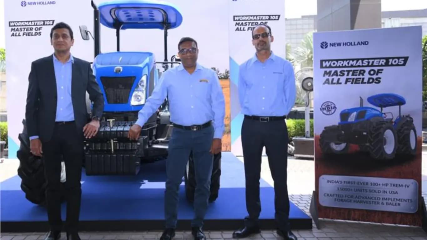 New Holland Launches Workmaster 105 Tractor Priced at Rs 29.5 Lakh