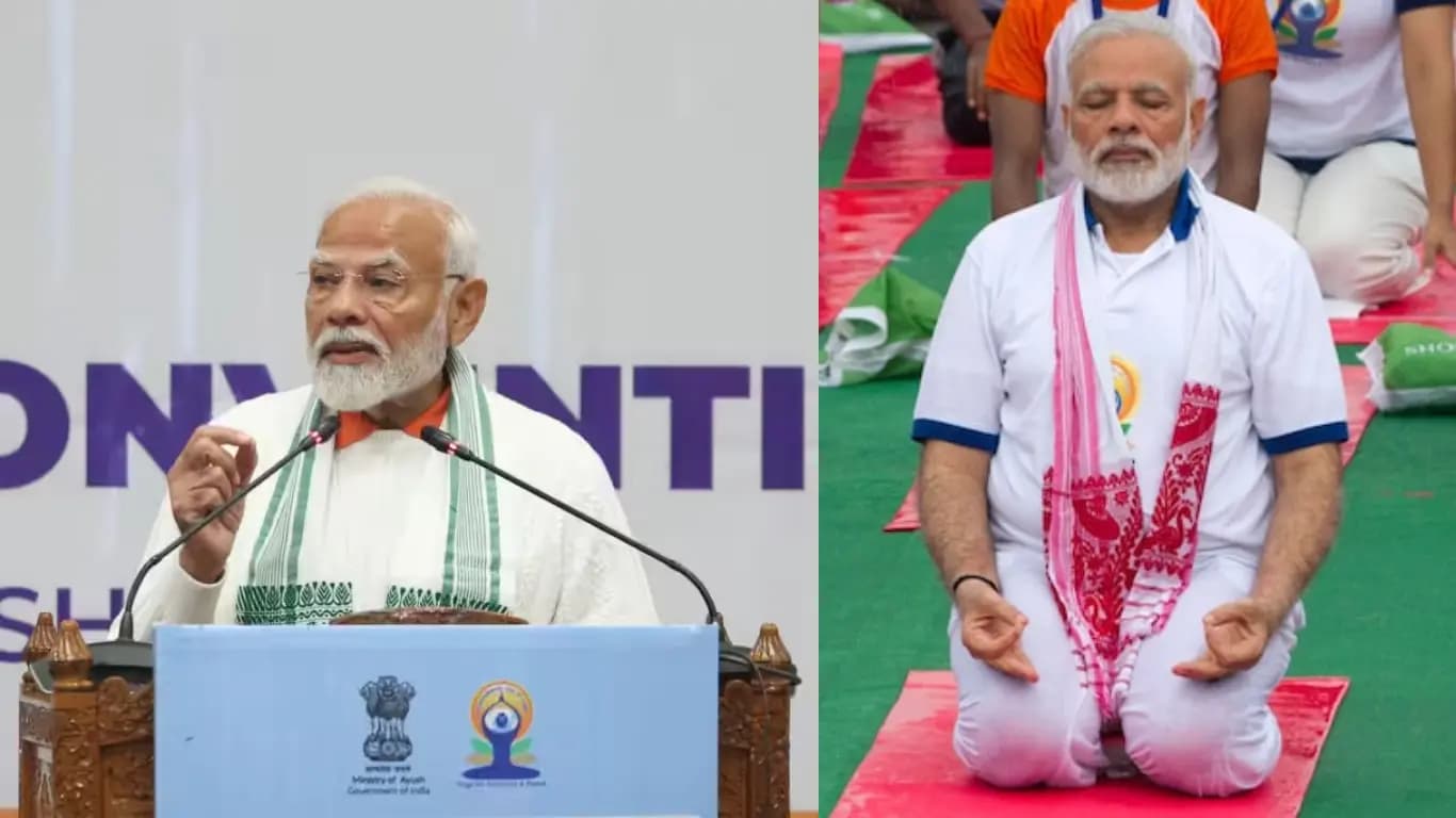 PM Modi Celebrates 10th International Day of Yoga, Emphasizing Its Role in Positive Societal Change