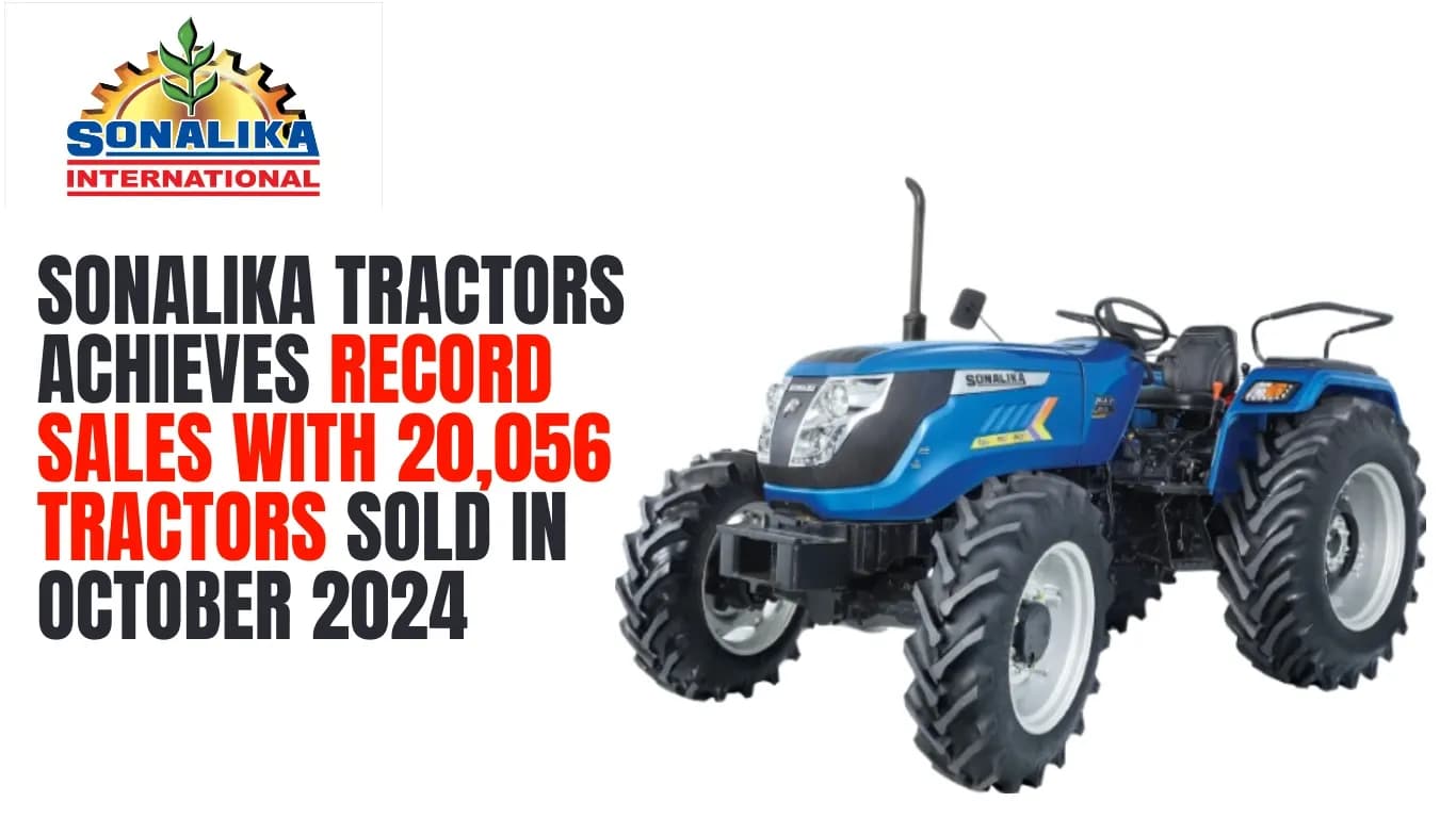 Sonalika Tractors Sales Report for October 2024