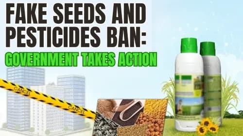 போலி விதைகள் மற்றும் பூச்சிக்கொல்லிகள் தடை: அரசாங்கம் போலி விதைகள் மற்றும் பூச்சிக்கொல்லிகள் தடை: அரசாங்கம்
