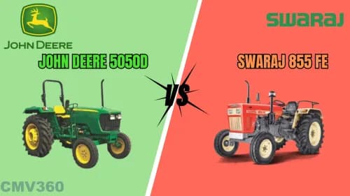 John Deere 5050D Vs Swaraj 855 FE Tractor: Comparison Price, Features & Specification John Deere 5050D Vs Swaraj 855 FE Tractor: Comparison Price, Features & Specification