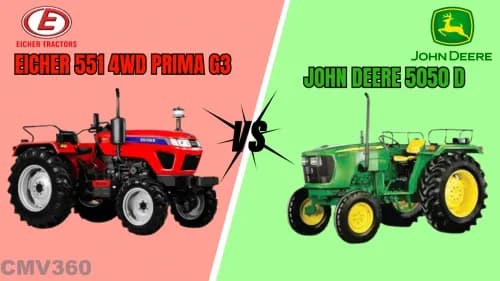 John Deere 5050 D vs Eicher 551 4WD Prima G3: Detailed Tractor Comparison John Deere 5050 D vs Eicher 551 4WD Prima G3: Detailed Tractor Comparison