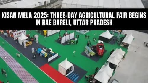 கிசான் மேலா 2025: உத்தரபிரதேசத்தின் ரே பரேலியில் மூன்று நாள் விவசாய கண்காட்சி தொடங்குகிறது கிசான் மேலா 2025: உத்தரபிரதேசத்தின் ரே பரேலியில் மூன்று நாள் விவசாய கண்காட்சி தொடங்குகிறது