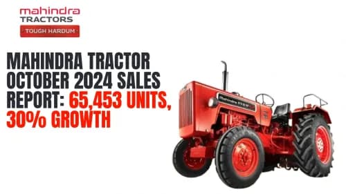 மஹிந்திரா டிராக்டர் அக்டோபர் 2024 விற்பனை அறிக்கை: 65,453 அலகுகள், 30% வளர்ச்சி மஹிந்திரா டிராக்டர் அக்டோபர் 2024 விற்பனை அறிக்கை: 65,453 அலகுகள், 30% வளர்ச்சி