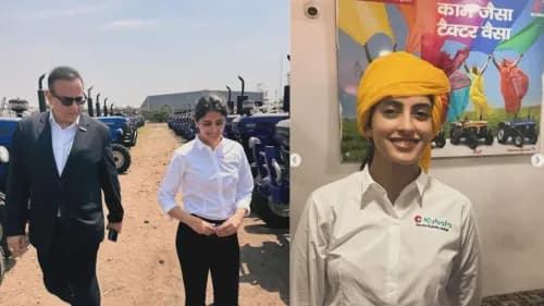 நவ்யா நந்தாவின் டிராக்டர் தொழிற்சாலை வருகை அவரது தந்தை எஸ்கார்ட்ஸ் குபோடா எம்டி நிகில் நந்தாவுடன் வேளாண்-வணிகத்தை நோக்கிய நவ்யா நந்தாவின் டிராக்டர் தொழிற்சாலை வருகை அவரது தந்தை எஸ்கார்ட்ஸ் குபோடா எம்டி நிகில் நந்தாவுடன் வேளாண்-வணிகத்தை நோக்கிய
