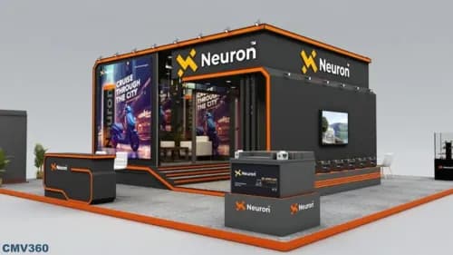 न्यूरॉन एनर्जीने भारत मोबिलिटी एक्सपो २०२५ मध्ये ई-कार् Neuron Energy Showcases Latest Advancements in E-Cargo Batteries at Bharat Mobility Expo 2025