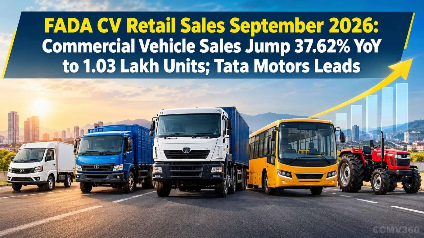 FADA CV Retail Sales September 2026 FADA CV Retail Sales September 2026