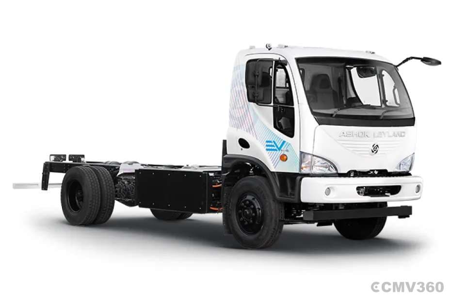 Ashok Leyland BOSS 14T Electric truck white color Ashok Leyland BOSS 14T Electric truck white color