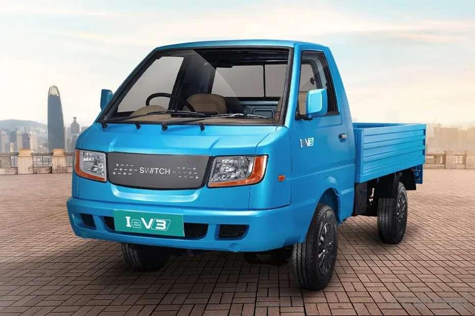 Switch Mobility IeV3 electric mini truck with cargo body for urban logistics Switch Mobility IeV3 electric mini truck with cargo body for urban logistics