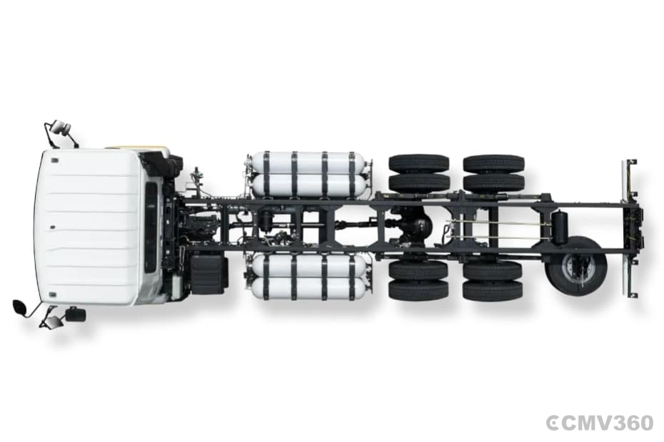 Eicher Pro 6028 CNG Top View Eicher Pro 6028 CNG Top View