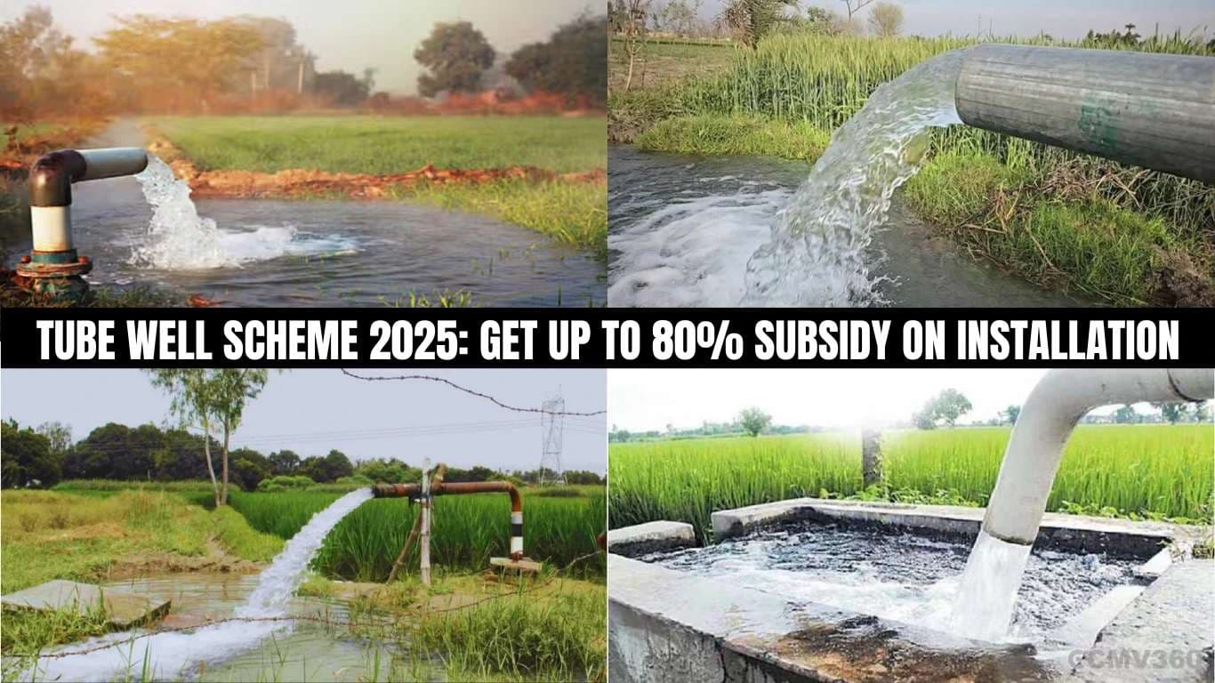குழாய் கிணல் திட்டம் 2025: நிறுவலுக்கு 80% வரை மானியம் பெறுங்கள் Tube Well Scheme 2025 Get Up to 80 Subsidy on Installation.webp