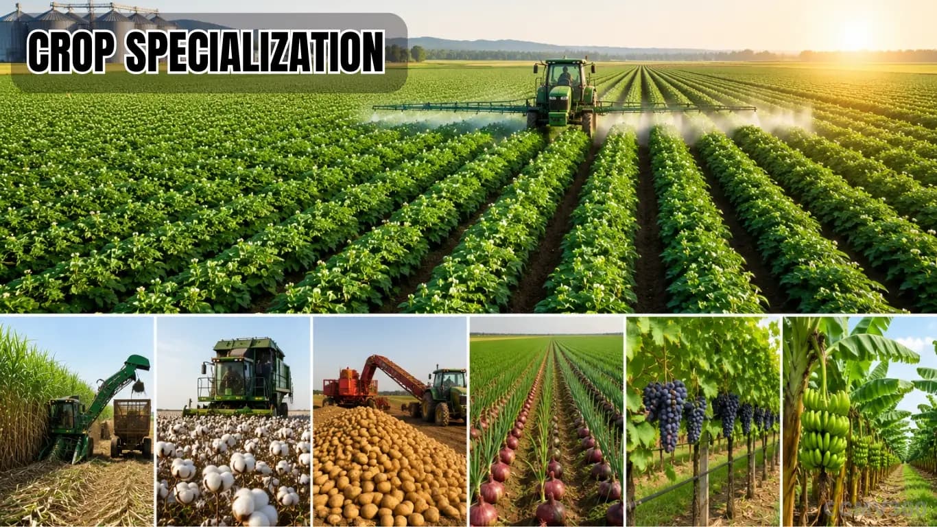 Understanding Crop Specialization